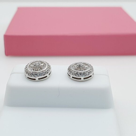 "925 Sterling Silver Cubic Zirconia Earrings, U19254572 - Picture 3 of 11